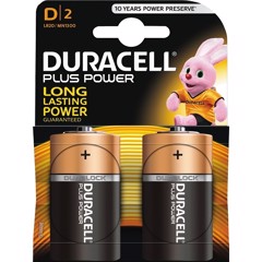 DURACELL D2 Batteri - 2 st.